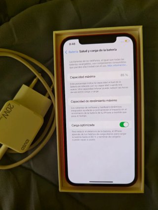iPhone 12 Rojo 128GB - Batería 85%