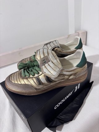 Zapatillas Coolway Silva Doradas y Verdes