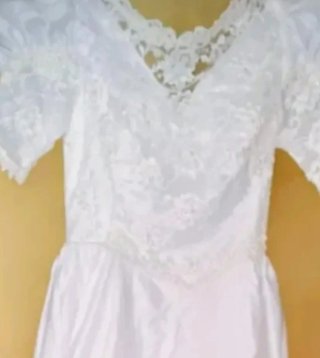 Elegante Vestido Novia Romántico Blanco