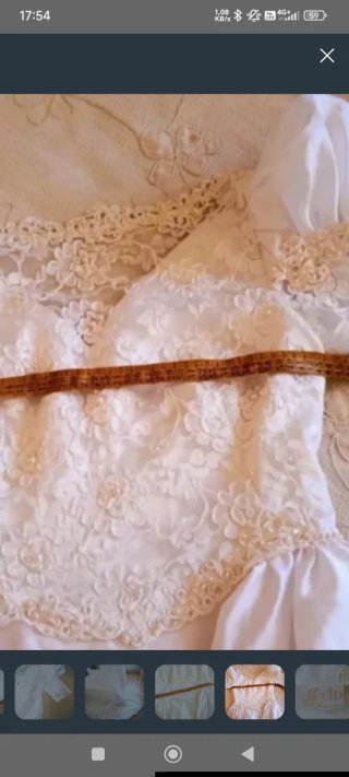 Elegante Vestido Novia Romántico Blanco