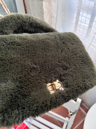 Bolso de mano/hombro verde militar