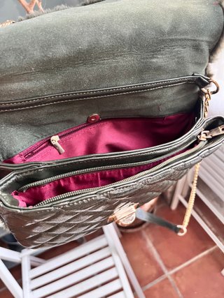 Bolso de mano/hombro verde militar