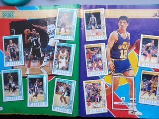 Álbum/ Caderneta Oficial NBA 91/92 Panini (ES/PT)