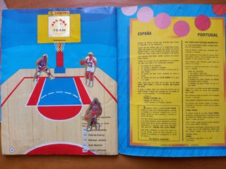 Álbum/ Caderneta Oficial NBA 91/92 Panini (ES/PT)
