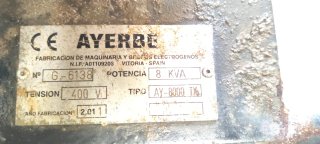 Grupo electrógeno Ayerbe Tx