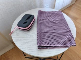 Toalla de entrenamiento con funda