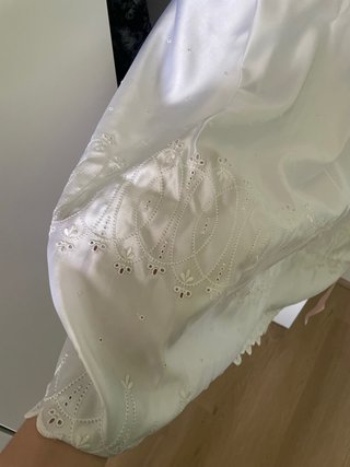 Vestido de Comunión Blanco y Rosa
