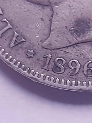 Moneda 5 Pesetas 1896 *18 *96 Alfonso XIII