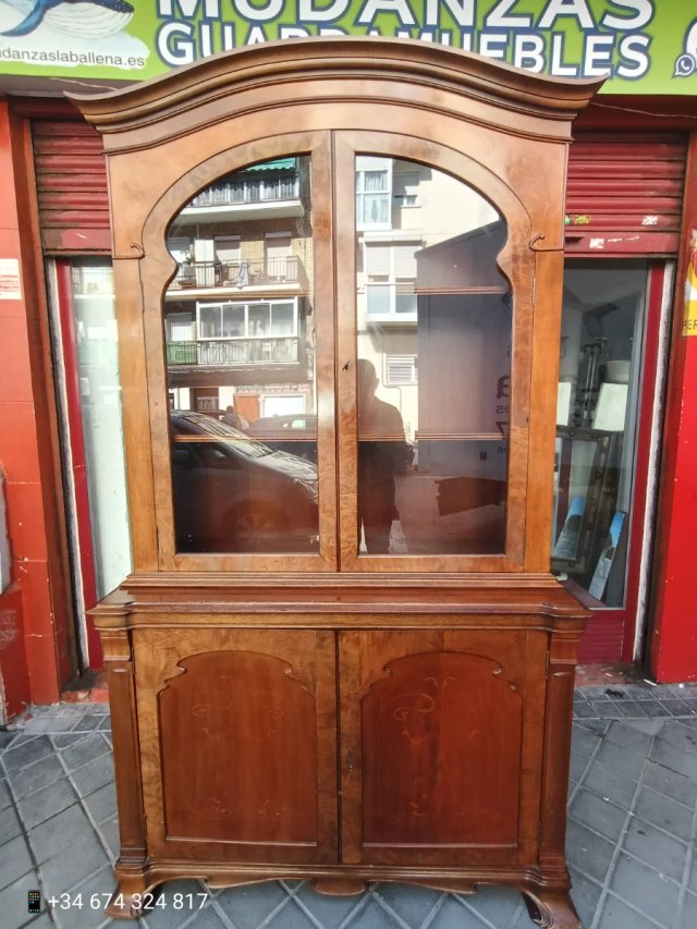 Vitrina Mueble Madera Vintage 300€