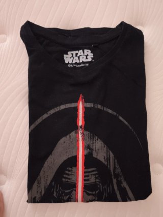 Camiseta Star Wars Kylo Ren Hombre Negra