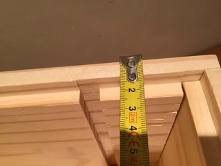 Scatola di legno con coperchio ribaltabile, molto robusta