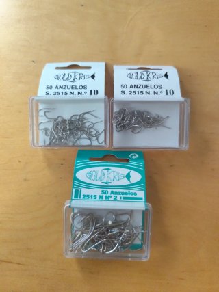 Anzuelos de pesca Goldkris varios tamaños