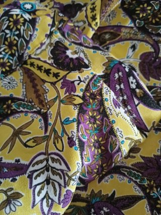 Blusa estampada paisley mujer