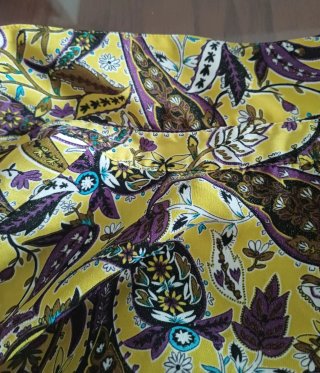 Blusa estampada paisley mujer