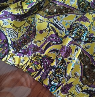 Blusa estampada paisley mujer