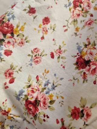 Cesta capazo asa corta floral