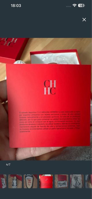 Zapatillas Carolina Herrera CH Logo