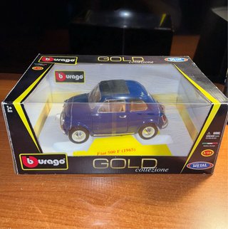 Fiat 500 F 1965 Bburago 1:18 Blu