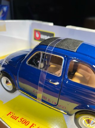 Fiat 500 F 1965 Bburago 1:18 Blu