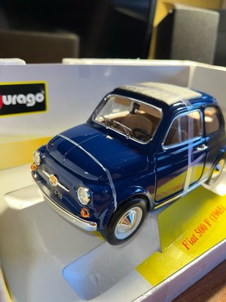 Fiat 500 F 1965 Bburago 1:18 Blu
