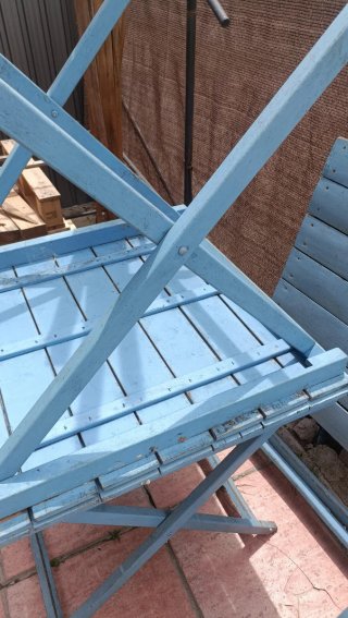 Conjunto Mesa y Sillas Mar Azul