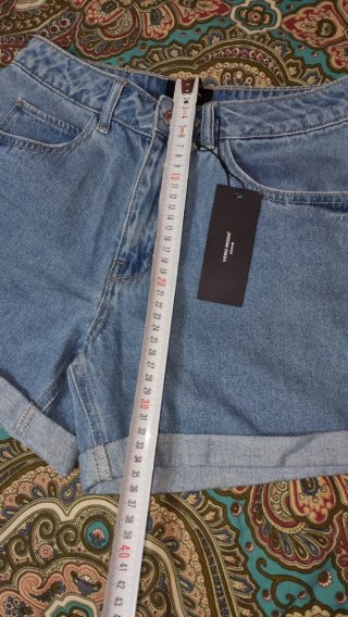 Nuovi shorts in denim blu