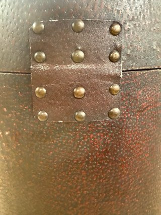 Maleta cilíndrica/Sombrerera Vintage +2Carruseles