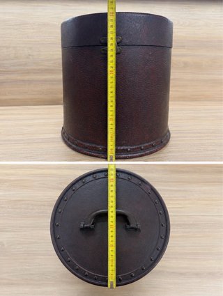 Maleta cilíndrica/Sombrerera Vintage +2Carruseles