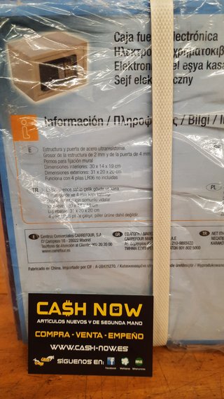 DY03935 T-20E2 CAJA FUERTE ELECTRÓNICA A ESTRENAR