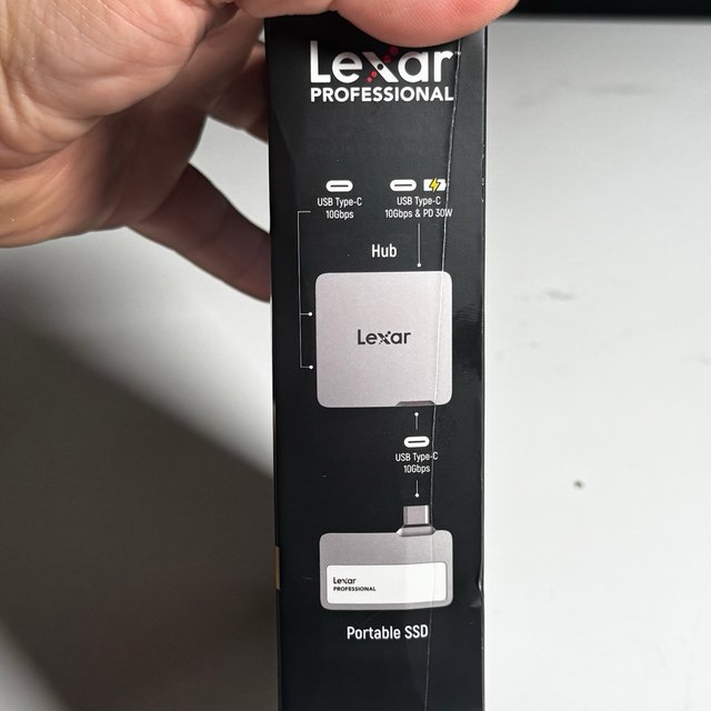 SSD 1TB Lexar Professional Go SSD + HUB USB-C