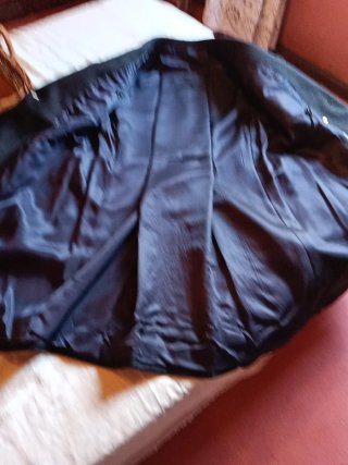 Abrigo Lana Virgen Caballero T48 Negro