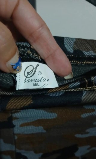 Calças Curtas Leggings Camufladas
