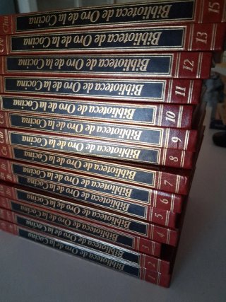 Lote de 14 libros Biblioteca de oro de la cocina