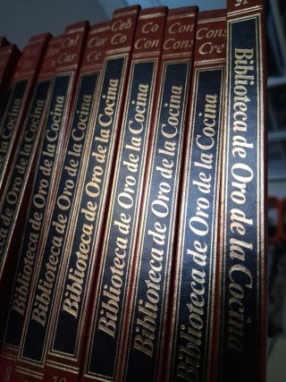 Lote de 14 libros Biblioteca de oro de la cocina