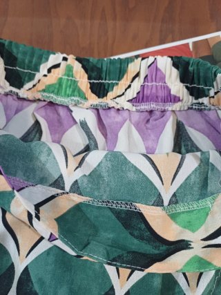 Falda de verano estampada