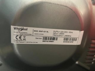 Microondas Whirlpool MWF 421 SL,,