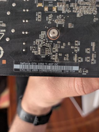 MSI Nvidia 1050 Ti 4GB OC
