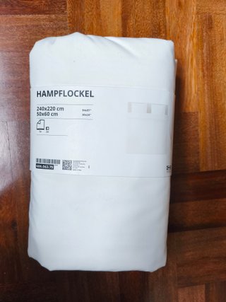 Funda Nórdica Ikea HAMPFLOCKEL Blanca
