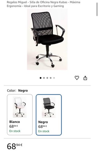 Silla escritorio