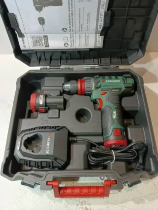 Atornillador + Accesorios + 2 Baterías PARKSIDE