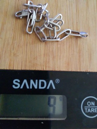 Pulsera de plata auténtica con sello