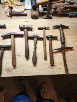 Lote martillos orfebrería(10)