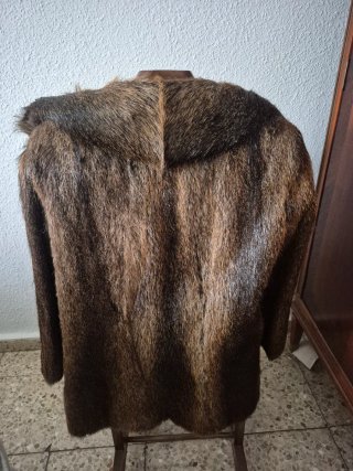 Abrigo de piel PELEFIX marrón