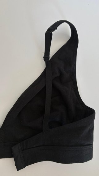 Sujetador Top Negro Sin Aros 75C