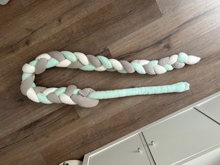 Trenza protectora para cuna multicolor