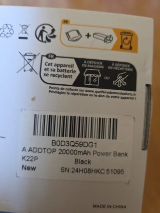 ADDTOP K22P Power Bank