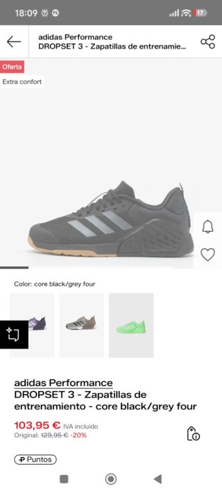 Adidas Dropset CrossFit Talla 38 1/3