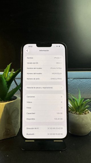 iPhone 14 Plus | 128GB | 100% BATERIA | BLACK