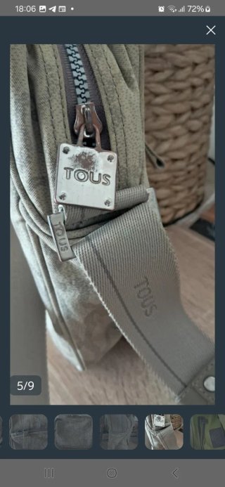 Bolso Tous Beige/Gris