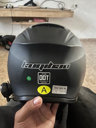 Casco Kuqibao Negro